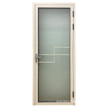 Saudi Arabia mildew proof bathroom house kitchen room entry security interior swing glass aluminium door